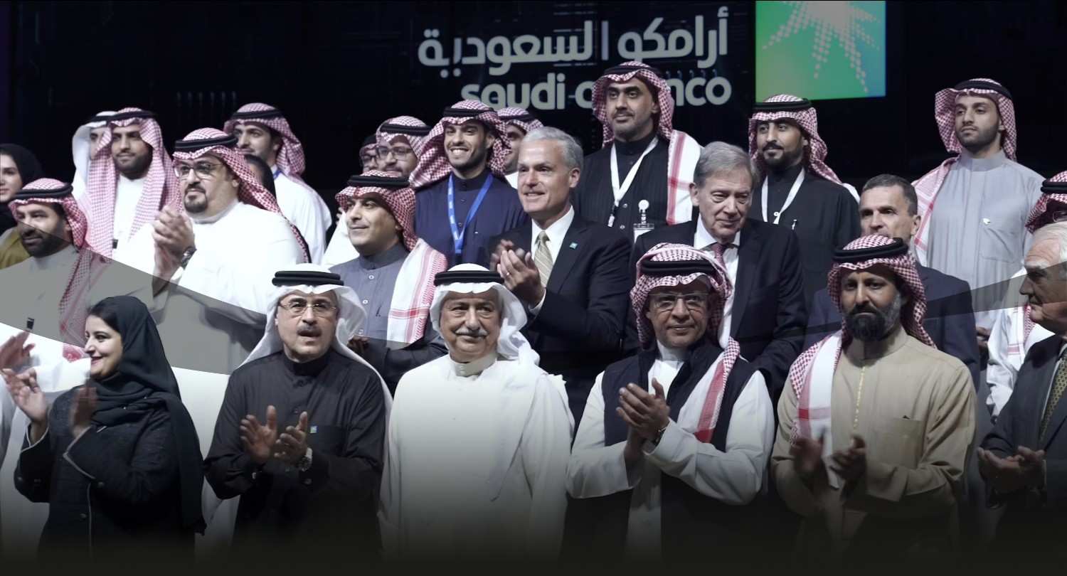 Aramco brand film still